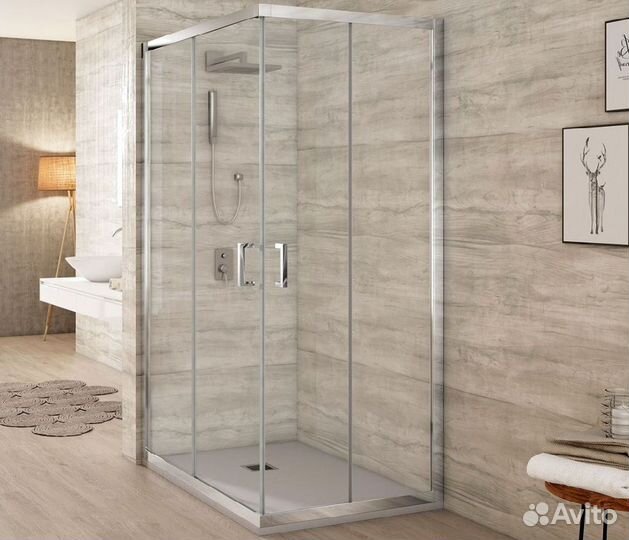 Стеклянная душевая кабина