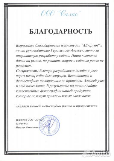 Профессиональная разработка серьезных сайтов