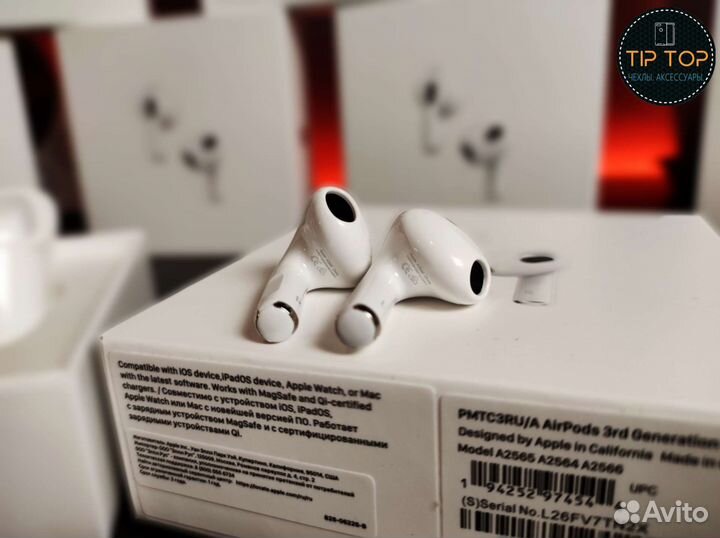 Airpods 3 стерео + чехол