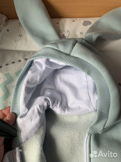 Комбинезон для новорожденного 62. Одевали 3 раза