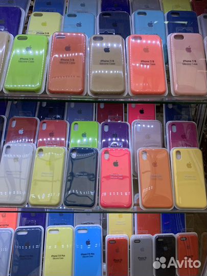 Чехлы для iPhone 7/8/X/XS/11/12/13 Silicone Case