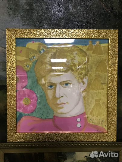 Есенин литография