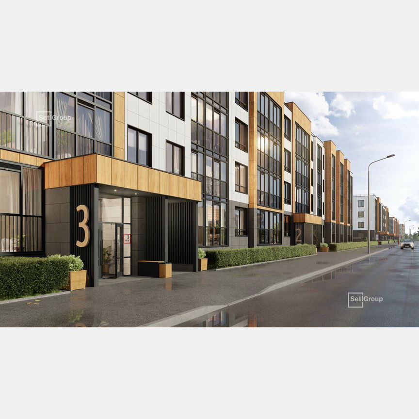 2-к. квартира, 55,8 м², 1/4 эт.