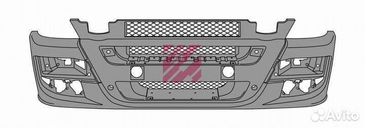 Бампер передний Iveco Stralis 2007