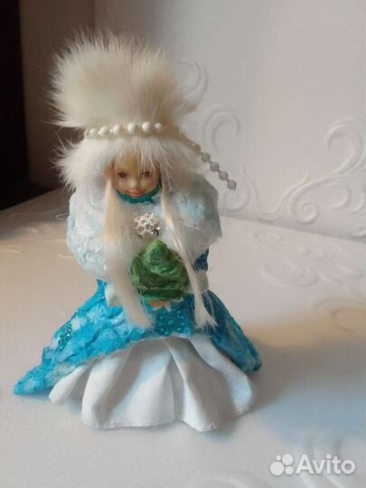 Кукла из ваты снегурочка