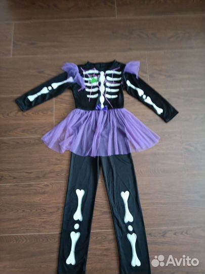 Костюм на Хеллоуин скелетон