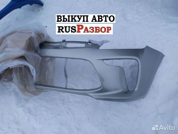 Бампер Киа Рио окрашенный в цвет