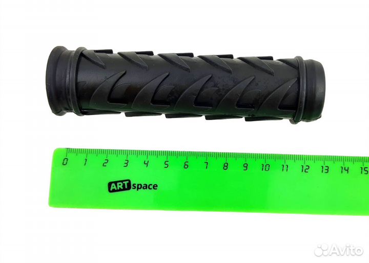 Ручки на руль велосипеда резиновые (черные)