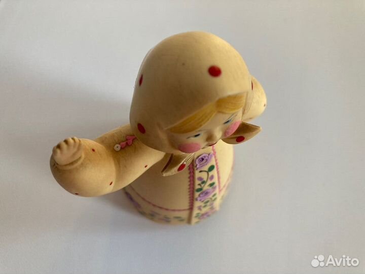 Антикварная статуэтка-качалка 