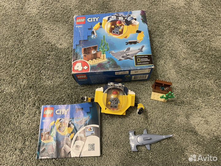 Батискаф Лего city 4+