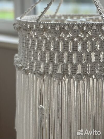 Абажур макраме