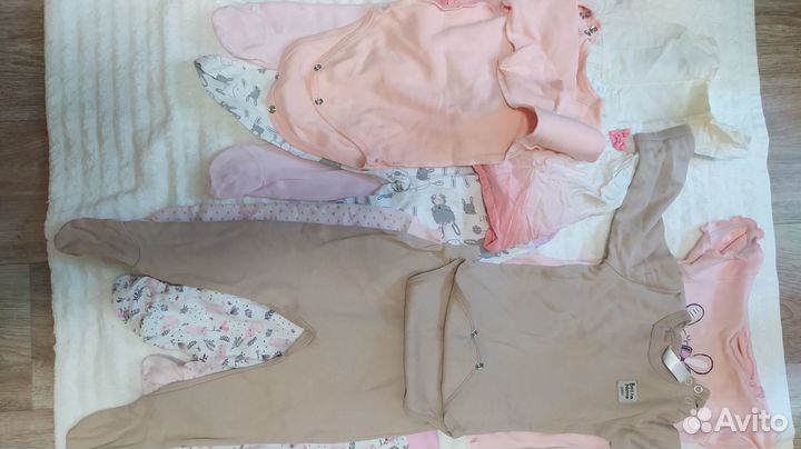 Детские вещи пакетом для девочки 62-68