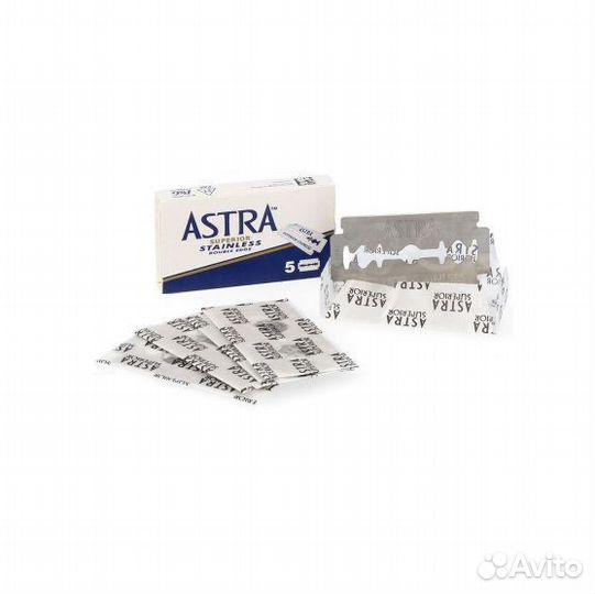 Лезвия для бритья Astra Superior Stainless, 5 шт