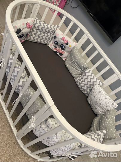 Бортики в детскую кроватку
