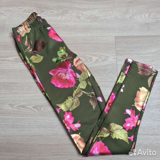 Легенсы Новые (с цветочным принтом) S-M