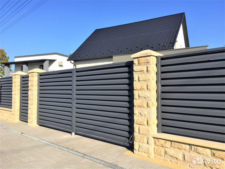 Заборы металлические Жалюзи