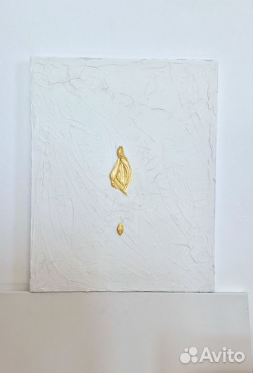 Картина из текстурной пасты