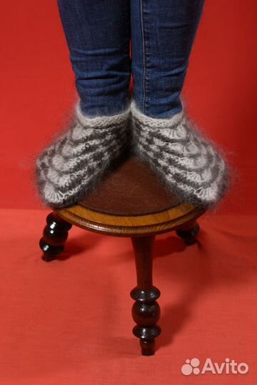 Следки пуховые очень пушистые