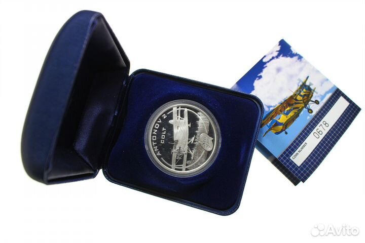 Монета Острова Кука Самолеты-Антонов ан-2 2008