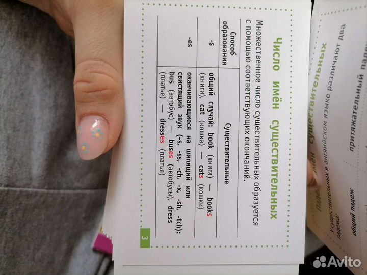 Карточки по английскому языку