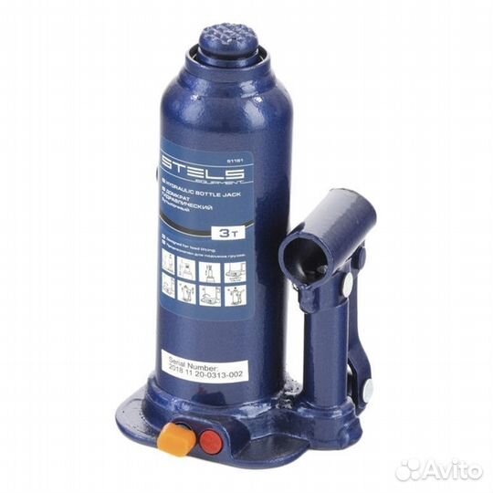 Домкрат Stels бутылочный, 6 т, 207-404 мм