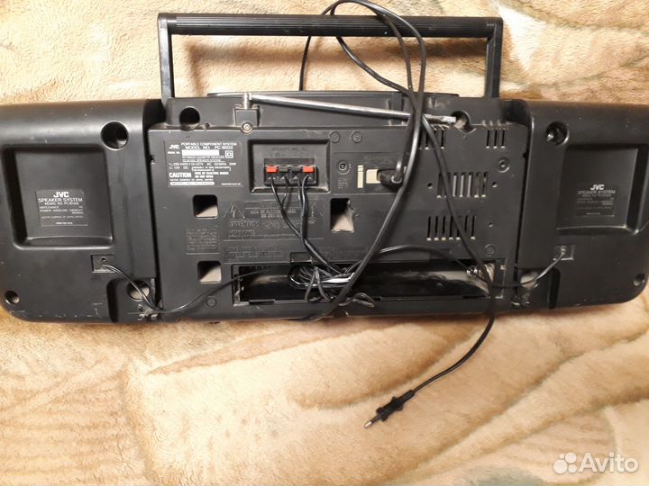 Магнитофон JVC 2х кассетник радио Япония