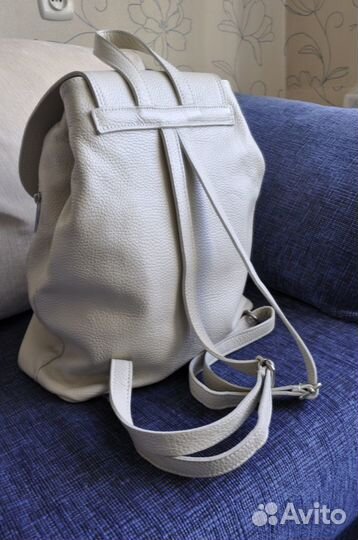 Кожаная сумка-рюкзак