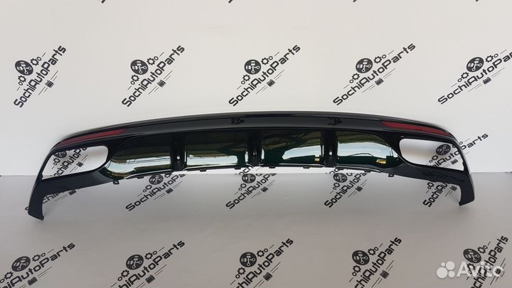 Накладка заднего бампера Mercedes W217 S coupe