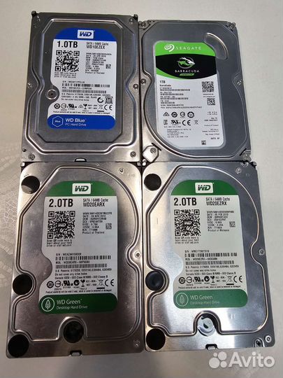 Жесткие диски SATA, IDE, SSD