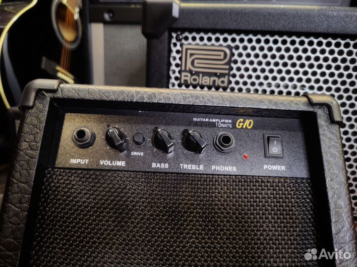 Электрогитара Stratocaster+ Комбоусилитель 10 ват