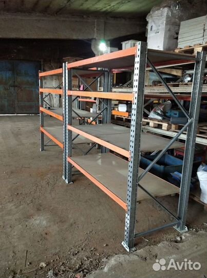 Среднегрузовые стеллажи б/у сгр