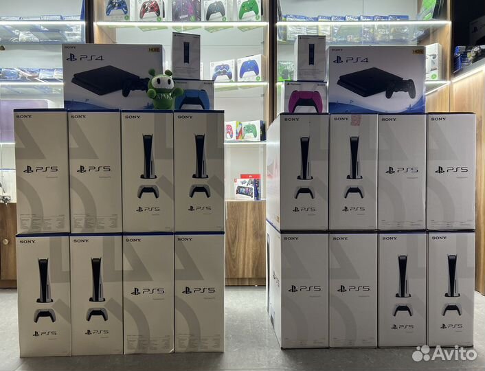 Sony PlayStation 4 slim 1tb с дисководом