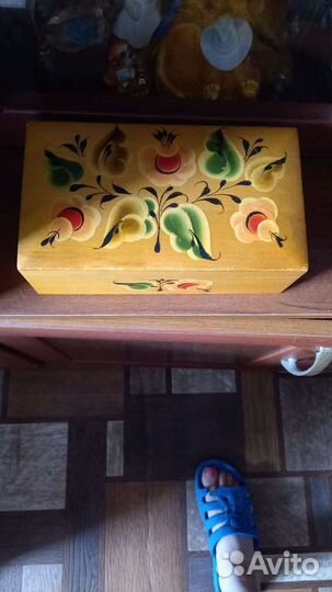 Шкатулка деревянная СССР