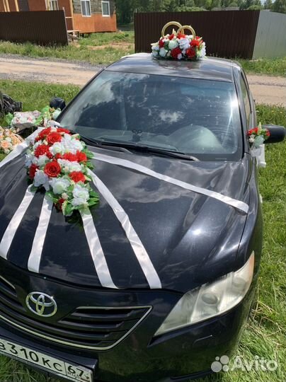 Свадебные украшения на машину