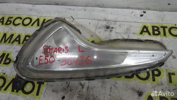 Фара противотуманная левая Hyundai Solaris I 2010