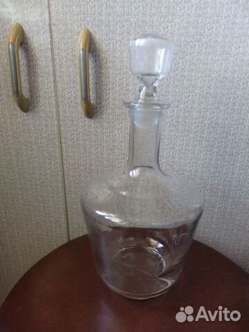 Графин офисный. Стекло. Объём 1,5 л. СССР