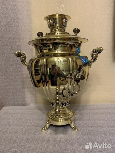 Самовар угольный антикварный в люксе