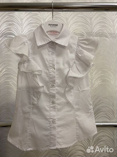 Блузка белая для девочек