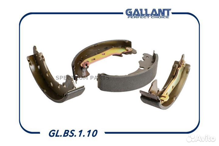 Gallant glbs110 Колодки тормозные барабанные зад