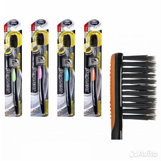 Зубная щетка Twin Lotus Bamboo Charcoal Toothbrush