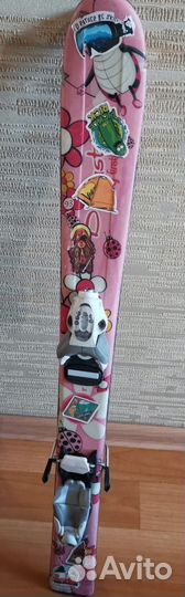 Детские горные лыжи и ботинки