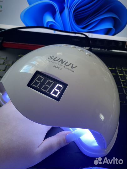 Лампа для ногтей/маникюра sunuv оригинал