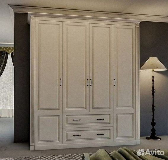 Шкаф с карнизом