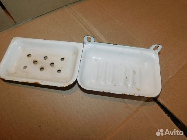 Старинная. эмалированная мыльница СССР 30-50 г 20