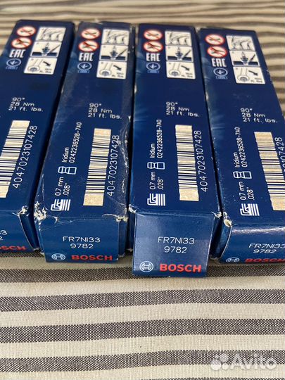 Свечи зажигания иридиевые bosch subaru