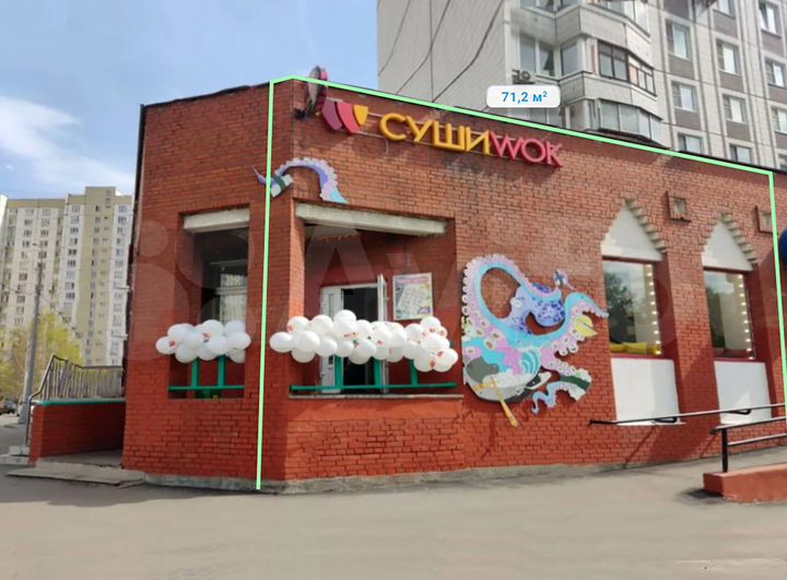 Помещение с арендатором 71 м², м. Братиславская