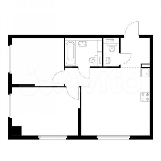 2-к. квартира, 56,1 м², 24/32 эт.