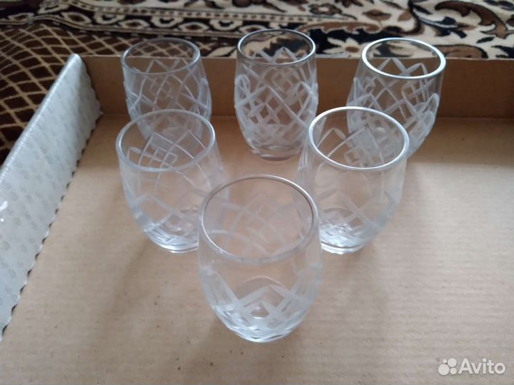 Стопки ссср.Хрусталь