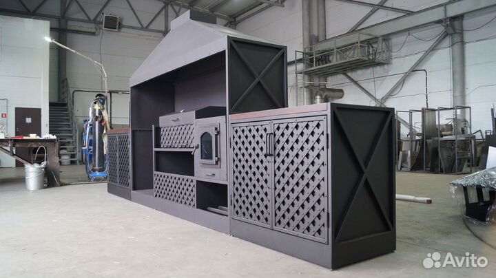 Мангальный комплекс из металла