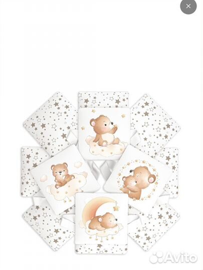 Бортики в детскую кроватку